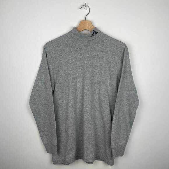 Vintage 90's Adidas Turtleneck Long Sleeve Shirt - Picture 1 of 4